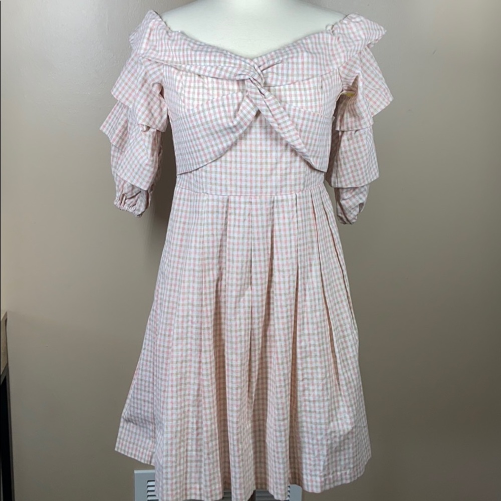 Chriselle x J.O.A. Tiered Sleeve Minidress - Picture 6 of 9